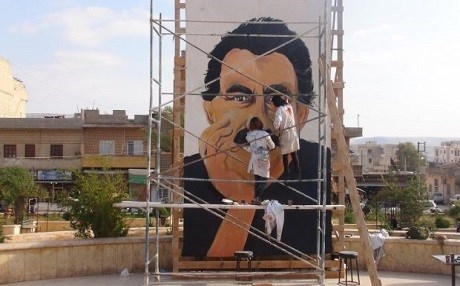 Desteya Şaredariyên Rojava sedema rakirina wêneyên Ocalan eşkere kir