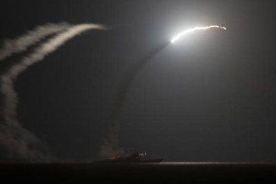 U.S. and Arab allies launch first strikes on fighters in Syria