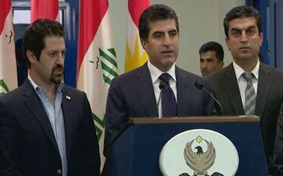 Premier Barzani Urges Immediate Action by Baghdad to Aid Huge Refugee Influx 