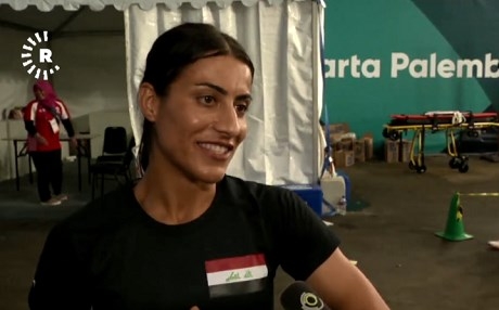 Keça Kurd beşdarî pêşbirkên Asya 2018 bû