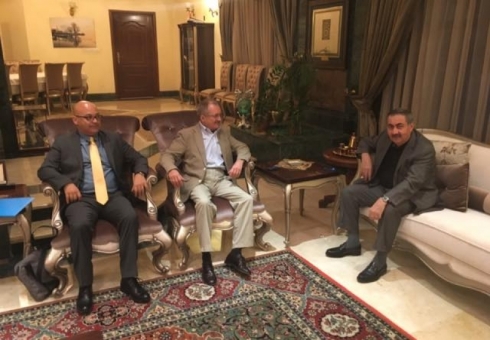 Hoşyar Zêbarî amadekariyên referandomê li gel cîgirê nûnerê sekreterê NYê gotûbêj dike