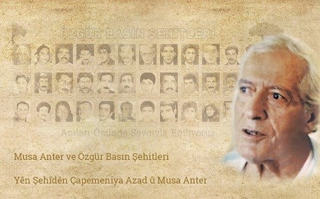 Xwediyên Xelatên Rojnamegeriyê yên Musa Anter diyar bûn