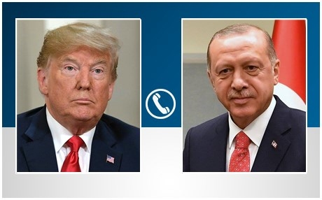 Trump û Erdogan peywendiyeke telefonî encam dan