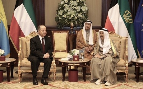 Serok Barzanî li gel Emîrî Kuwaitê civiya