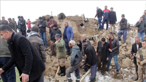 Hejmara qurbanîyên erdhejîna bakur û rojhelata Kurdistanê zêde dibe