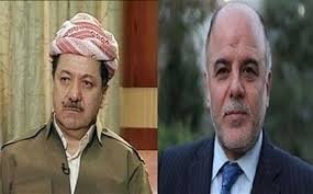 Barzanî Pêşwazî li Ebadî kir