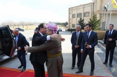 ‘Di destpêka şerê DAIŞê de Hollande baweriya xwe bi Serok Barzanî anî’