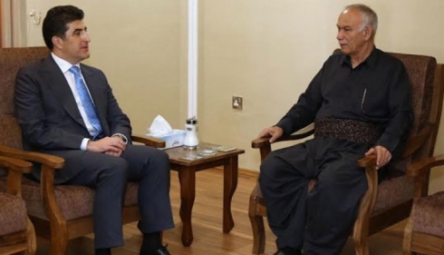 Serokwezîr Barzanî sersaxî da Gorranê û malbata Newşîrwan Mistefa