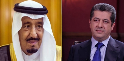 Mesrûr Barzanî peyameke serexweşiyê arasteyî Şahê Siûdiyê kir