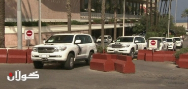 Syria conflict: Chemical arms experts cross border