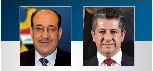 Mesrûr Barzanî bo Malikî: Em hêvî dikin hilbijartina te bibe destpêkek nû