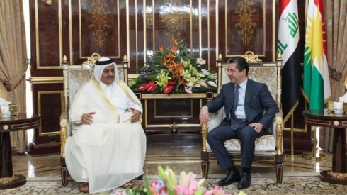 Serokwezîrê Kurdistanê li gel Balyozê Qeterê civiya