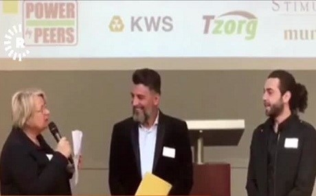 Staylîstê Efrînî li Hollandayê hat xelatkirin