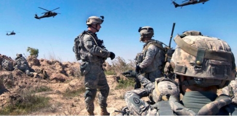 Amerîka cîhê binkeyê xwe yê leşkerî, li Kurdistana rojava di goherê