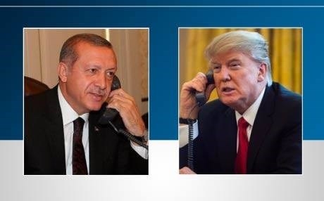 Erdogan û Trump geşedanên li Sûriyê gotûbêj kirin
