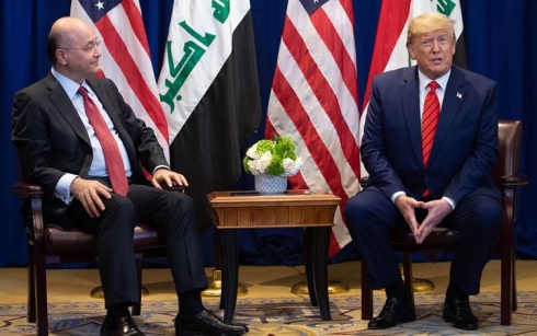 Trump û Berhem Salih tekezî li parastina serweriya Iraqê kirin