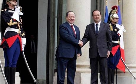 Serokê Herêma Kurdistanê û serokê Fransayê îro dicivin