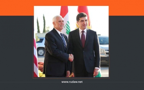 Serdana Mike Pence bo Kurdistanê di medya cîhanê de
