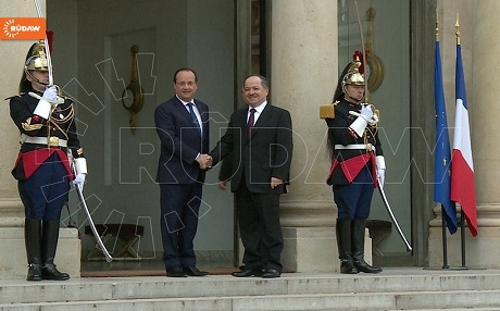 “Fransa wek serokê welatekî pêşwaziya Barzanî kir”