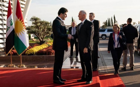 Mike Pence: Serdana bo Hewlêrê nîşana piştevaniya Amerîkayê ye