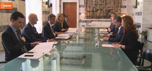 Naveroka civîna Barzanî ligel Wezîra Derve ya Îtaliya