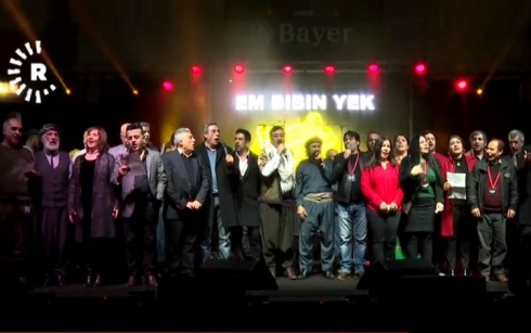 Hunermendên Kurd ji bo yekîtiya netewî kom bûn