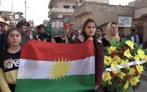 Cenazeyê Seîd Yûsif bi Ala Kurdistanê li Qamişlo hat veşartin