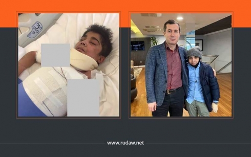 Zarokê di êrişa Tirkiyê de laşê wî şewitîbû çareseriya wî hat kirin