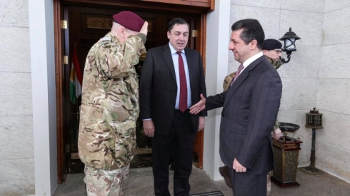 Mesrûr Barzanî û şandeke Brîtanî civiyan