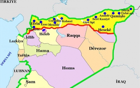 Rojavayê Kurdistanê rûberekî berfireh digire