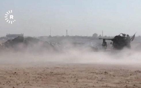 Topxaneya Tirkiyê gundên Eyn Îsayê topbaran kirin