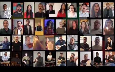 Hunermedên Kurd piştgiriya xwe bo Îtalyayê nîşan dan