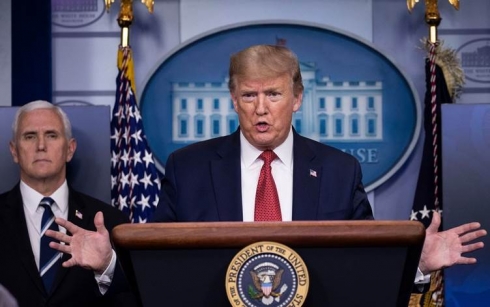 Trump: Dibe ku 65 hezar kes li Amerîkayê bi koronayê bimirin