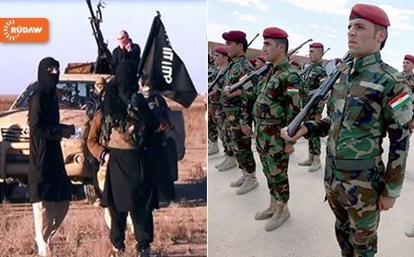 Çekdarên DAÎŞê êrîşî hêzên pêşmerge kirin