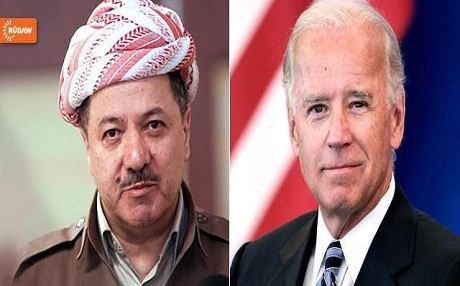 Biden ligel Barzanî û Malikî rewşa dawî gotûbêj kir