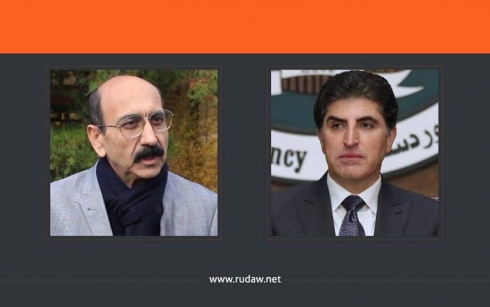 Serokê Herêma Kurdistanê serxweşî li Mîrê Êzidiyan kir