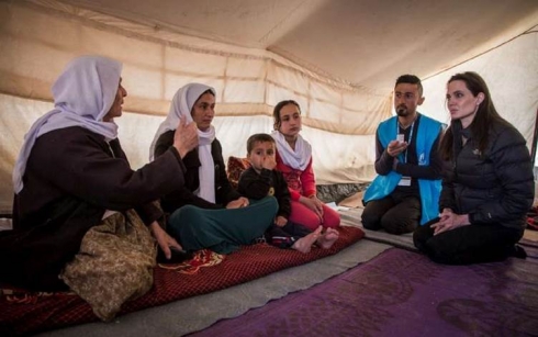 Angelina Jolie: Kurdên Êzidî ji êrişa Şingalê şok bûne