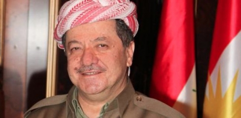 Barzanî destxweşî li hêzên Pêşmerge kir