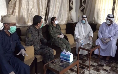 Mezlûm Ebdî serdana Dêrezorê kir û ligel serok eşîrên Ereb civiya