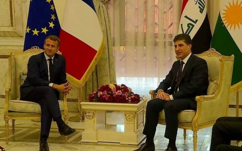 Nêçîrvan Barzanî: Me civîneke berhemdar li gel Macron encam da