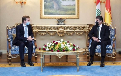 Nêçîrvan Barzanî û balyozê Brîtanya rewşa Iraqê gotûbêj kirin