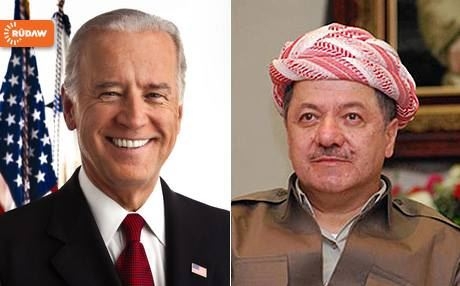 Biden û Barzanî tekez li ser têkiliyên Hewlêr û Washingtonê dikin