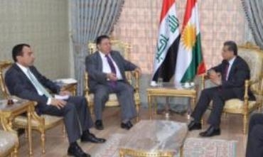 Felah Mistefa digel konsulusê Danmark û Belarusiyayê civiya