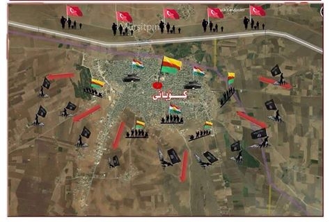 Kobanî rizgar bû agir bi DAIŞê ket!