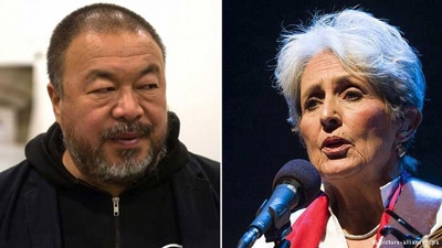 Ai Weiwei, Joan Baez win top Amnesty International award