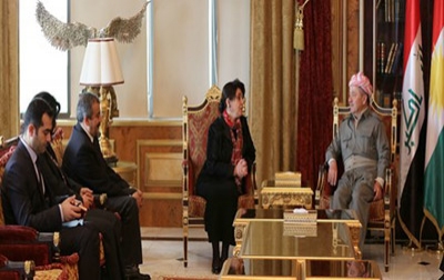President Barzani Meets Turkish Kurdish MPs Layla Zana and Sırrı Önder 