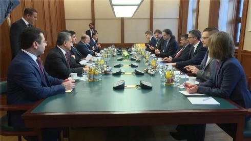 Pirsa têkeliyên Hewlêr û Bexdayê di civîna Barzanî û Gabriel de