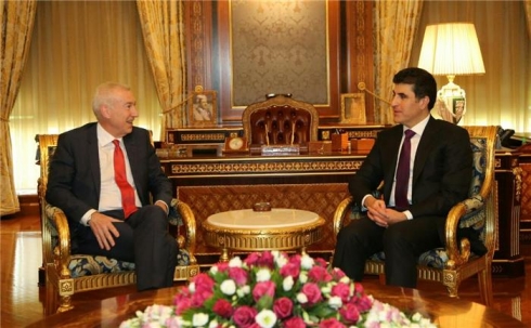 Almaniya li ser alîkariyên serbazî û mirovî jibo Herêma Kurdistanê berdewam dibe