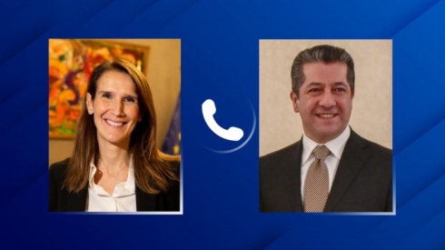 Wezîra derve ya Beljîkayê telefûna Serokwezîr kir