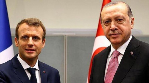 Serokkomar Erdogan û Makron bi rêya telefonê hevdîtin kirin